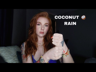 video asmr 30 minutes of the coconut rain trigger rain sounds sex