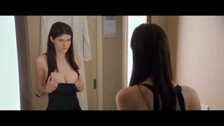 video александра даддарио кейт аптон стоянка alexandra daddario kate upton the layover 2017 sex