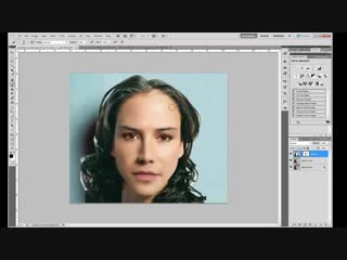 video экстремальная ретушь лица в фотошопе превращаем лицо киану ривза в лицо девушки speed art sex