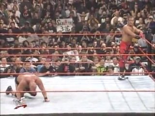 video shawn michaels c vs steve austin wwf world heavywweight championship match with mike tyson as the special outside sex