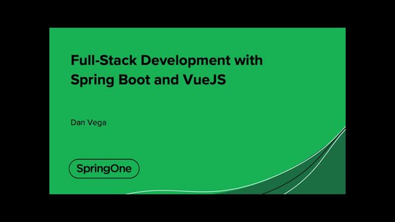 video full stack development with spring boot and vuejs sex