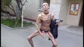 video голый алексей панин в женском белье дрочит на улице sex