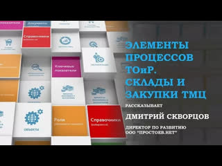 video 12 система элементов управления тоир группы элементов склады и закупки тмц тоир rcm sex