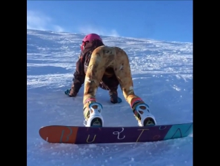 video sandra star snowboard сноуборд триал спорт снег зима sex