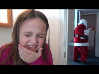 video bad santa attacks freak family annabelle victoria daddy toy freaks hidden egg sex