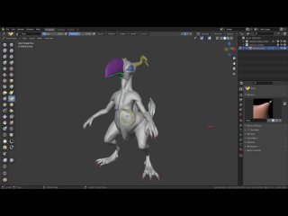 video скульптинг в blender полный рабочий процесс создания существа sex