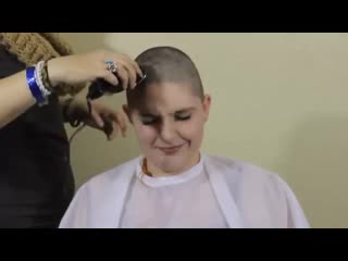 video this sexy girl shaved her head bald sex