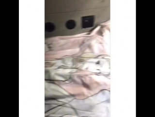 video заправляю свою постель в автобусе диснеевским постельным бельем sex