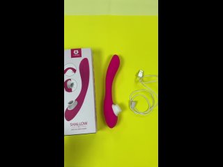 video вагинально клиторальный стимулятор с язычком s hande shallow 9 режимов shd s204 sex
