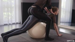video danielle merry in black shiny pantyhose sex