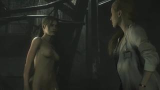 video resident evil 2 remake claire redfield nude mod all scenes sex