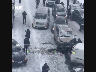 video из за снегопада в москве произошло несколько крупных аварий sex