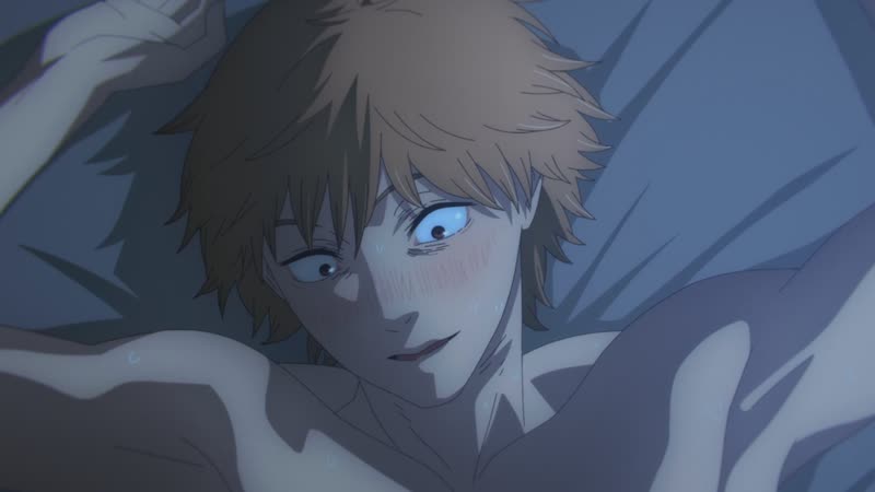 video денджи и химено человек бензопила chainsaw man аниме момент sex