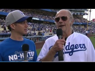 video great scott christopher lloyd announces dodgers starting lineup sex