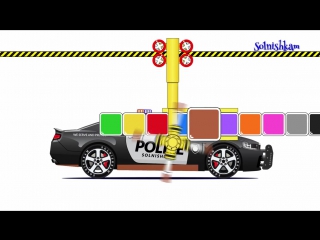 video мультики про машинки полицейская машина учим цвета police cars развивающий мультик sex