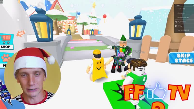 video злой санта схватил меня новогодний побег в roblox от ffgtv sex