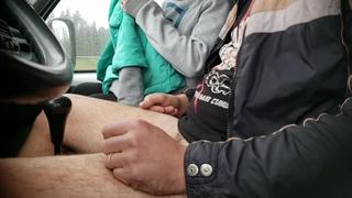 video дальнобойщик снял за 1000 рублей шалаву и дал ей в рот молодая проститутка делает минет sex