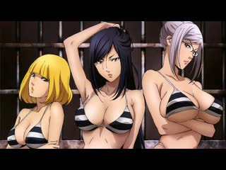 video аниме 2016 18 школа строгого режима ова школа тюрьма prison school kangoku gakuen ova все серии sex