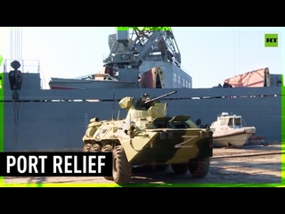 video ditched strategic port captured by russian army sex