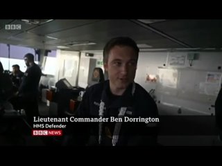 video телеканал ввс выложил репортаж журналиста джонатана била который находился на борту британского эсминца defender sex