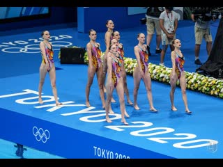 video выступление сборной россии по синхронному плаванию на олимпийских играх в токио 2021 произвольная программа sex