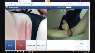 video развратная шлюшка мастурбирует в видеочате omegle рулетка вирт скайп sex