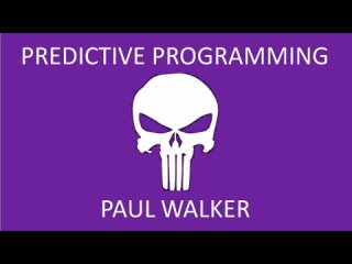 video прогнозирующее программирование пол уокер predictive programming paul walker sex