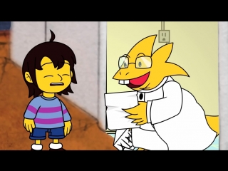 video рыжий пёс сексуальный undertale 8 фриск трахнул альфис анимация sex