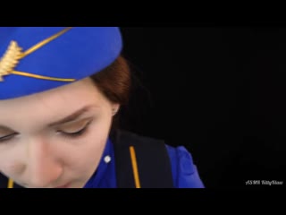 video asmr kittyklaw асмр стюардесса на борту самолета первым классом asmr first class flight attendant sex