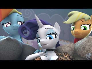 video friendship is magic my little pony applejack mlp rainbow dash mlp rarity mlp cranevein sex