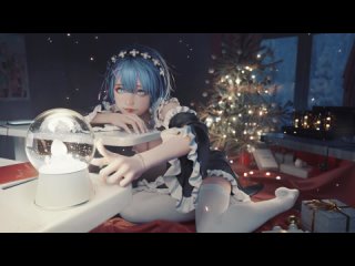 video рем на рождество жизнь с нуля в альтернативном мире rem at christmas rezero starting life in another world sex