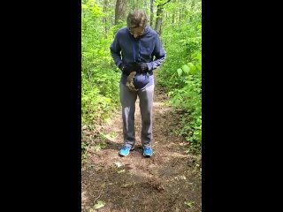 video friendly squirrels decide to explore a couple in the forest sex
