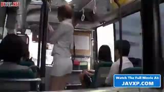 video японка возбудилась и захотела секса прямо в автобусе sex
