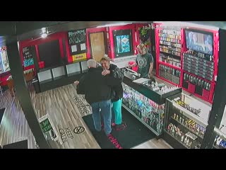 video this nice couple stopped in our vape shop the gentlemen asked to hear how the bluetooth speakers sound once i sex