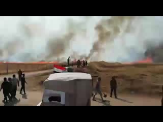 video сильный пожар разразился на сельскохозяйственных полях неподалёку от аэропорта города камышылы который находится sex