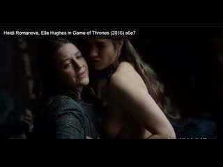 video heidi romanova ella hughes in game of thrones 2016 s6e7 sex