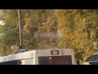 video абсолютно голая женщина с утра пораньше исполняла нечто необычное на глазах у жителей кирова sex