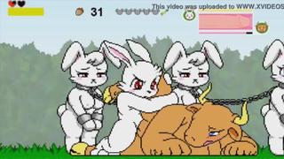 video пиксельный мультик ебля порно потрахушки молодые секс зайки кролик sex