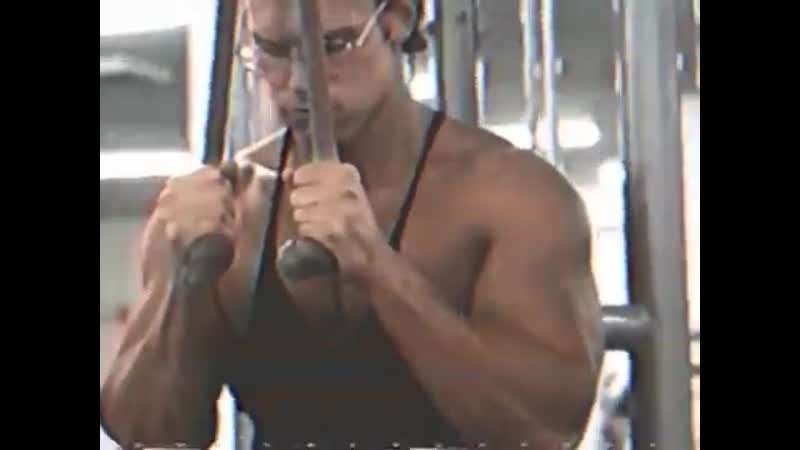 video cable rope triceps pushdowns разгибание с вереой sex