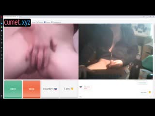 video возбуждённая девочка потекла по вебке coomeet перископ оomegle ometv skype секс чат кумит sex