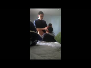 video молодые соседка сосет пока родителей нет дома 19 year old secretly films encounter with neighbor sex