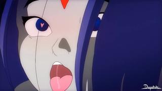 video raven and beastboy юные титаны рейвен animation anime porno 18 аниме анимация хентай sex секс hentai anal тинтакли sex