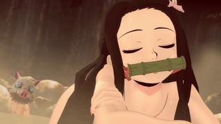 video nezuko getting fucked demon незуко клинок рассекающий демонов animation anime porno 18 аниме анимация хентай sex sex