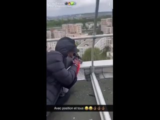 video france rioters are armed with rifles and have taken positions on rooftops like snipers targeting police innocent sex
