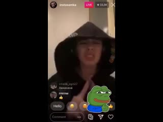 video instasamka показала свою жопу в эфире sex