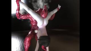 video монстр жёстко ебёт гибкую балерину длинными щупальцами sex