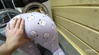 video сексуальная красотка застряла в стиральной машине и трахнулась anny walker порно sex трах fuck домашнее porno sex