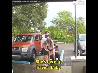 video just randomly giving birth on a street not a big deal sex
