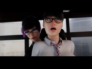 video 3d порно горячие офисные работницы помогают кончить2 русская озвучка sex