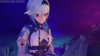 video 3d monster gensh eula vicineko 720p genshin impact hentai rule 34 porn video game sex